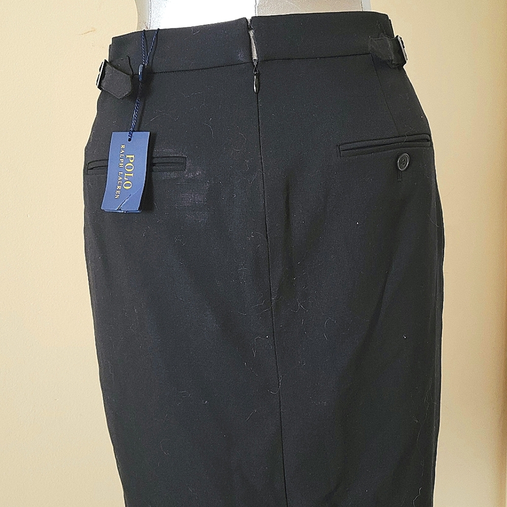 Ralph Lauren Navy Wool pencil skirt size 8
